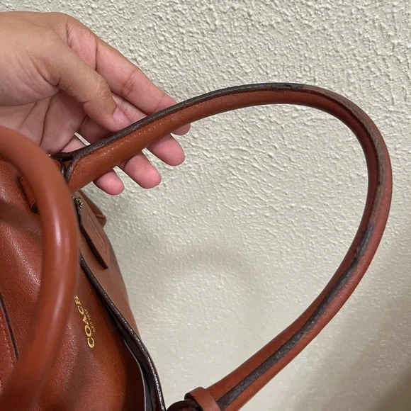 Coach Brown Legacy Haley Leather Handbag - Picture 6 of 12